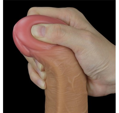 Realistyczne silikonowe żylaste sex dildo 26 cm